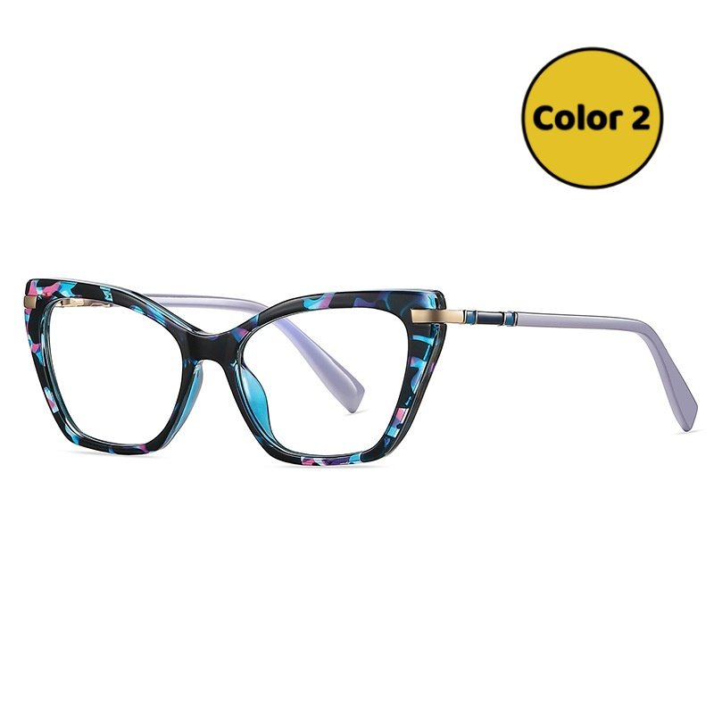Women's Pink Cat-Eye Glasses—Stylish and Lightweight Frames