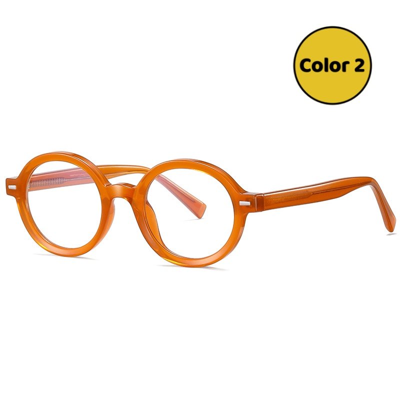 Black Round TR90 Glasses: Stylish Myopia Frames for All Faces