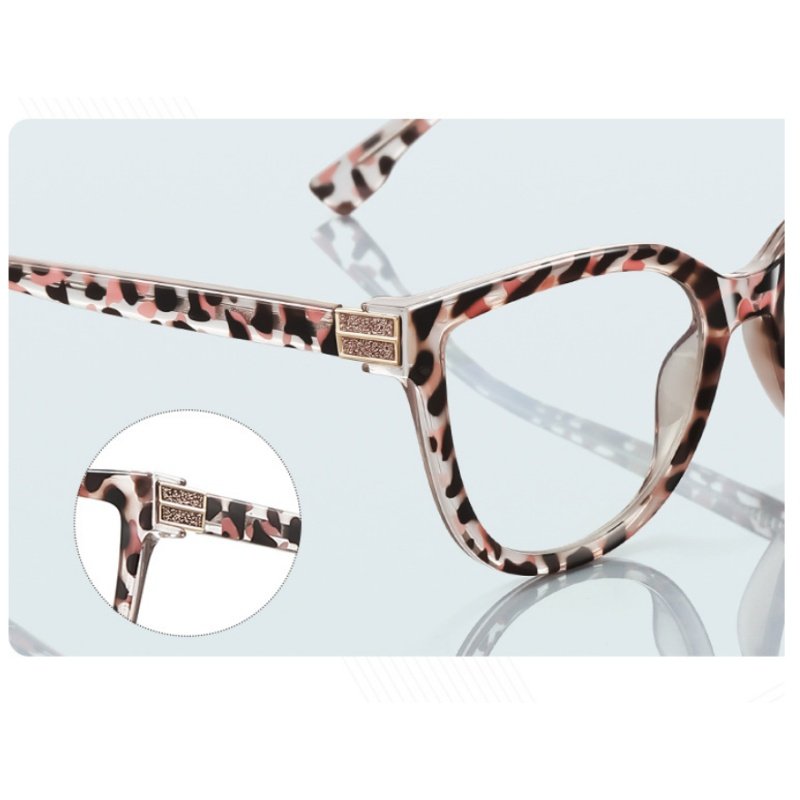 Chic Cat Eye Glasses Women - Rhinestone & Lightweight Frame
