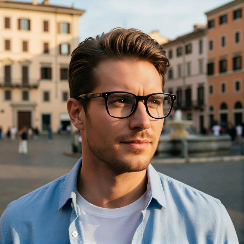 Clear Square Glasses for Women - Stylish Myopia Frames