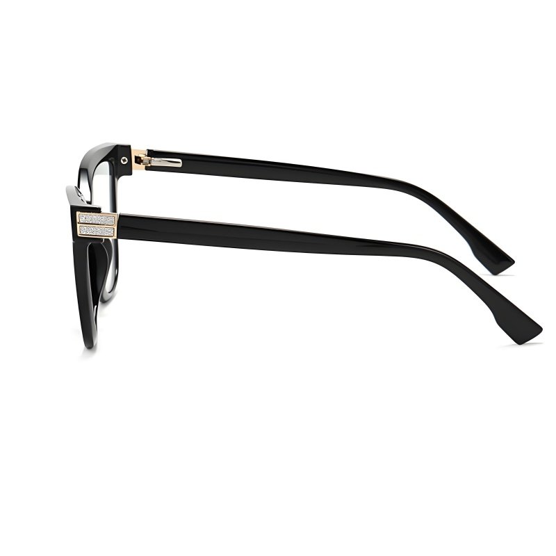 Chic Cat Eye Glasses Women - Rhinestone & Lightweight Frame