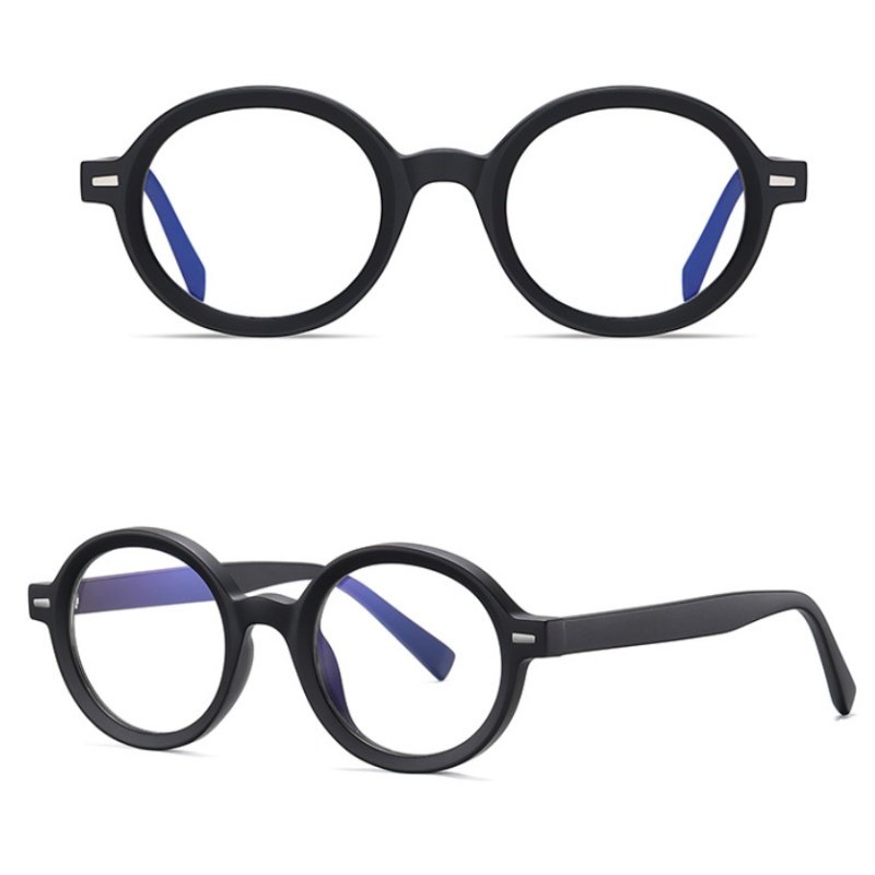 Black Round TR90 Glasses: Stylish Myopia Frames for All Faces