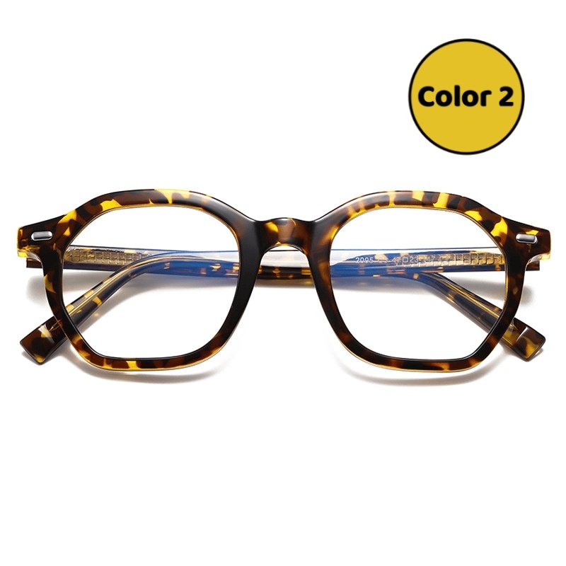 Trendy Blue Polygon Glasses, Top Pick for Modern Style