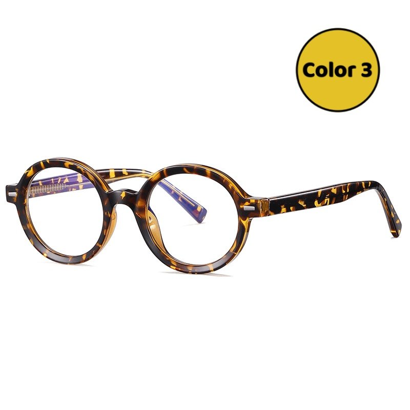 Black Round TR90 Glasses: Stylish Myopia Frames for All Faces